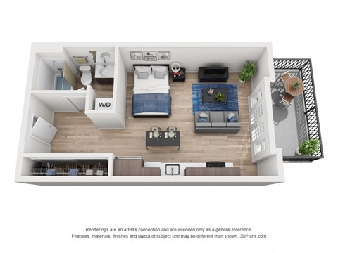 North Hollow Apartments A2.1 Floor Plan